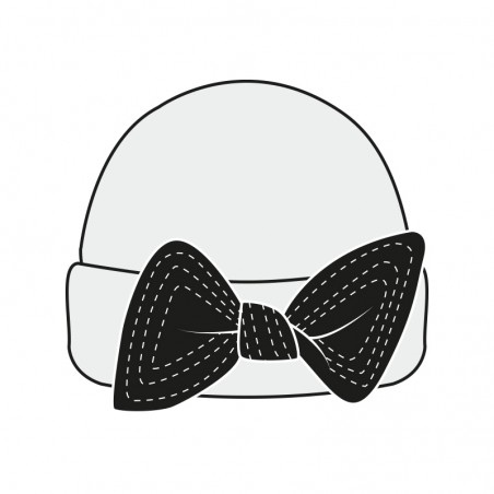 Bonnet CHIKA noir et blanc