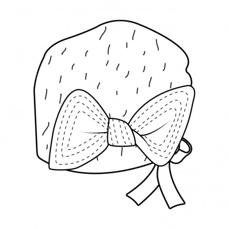 Angora CHIKA bell-shaped hood