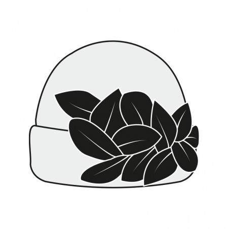 Bonnet FOLIO noir et blanc